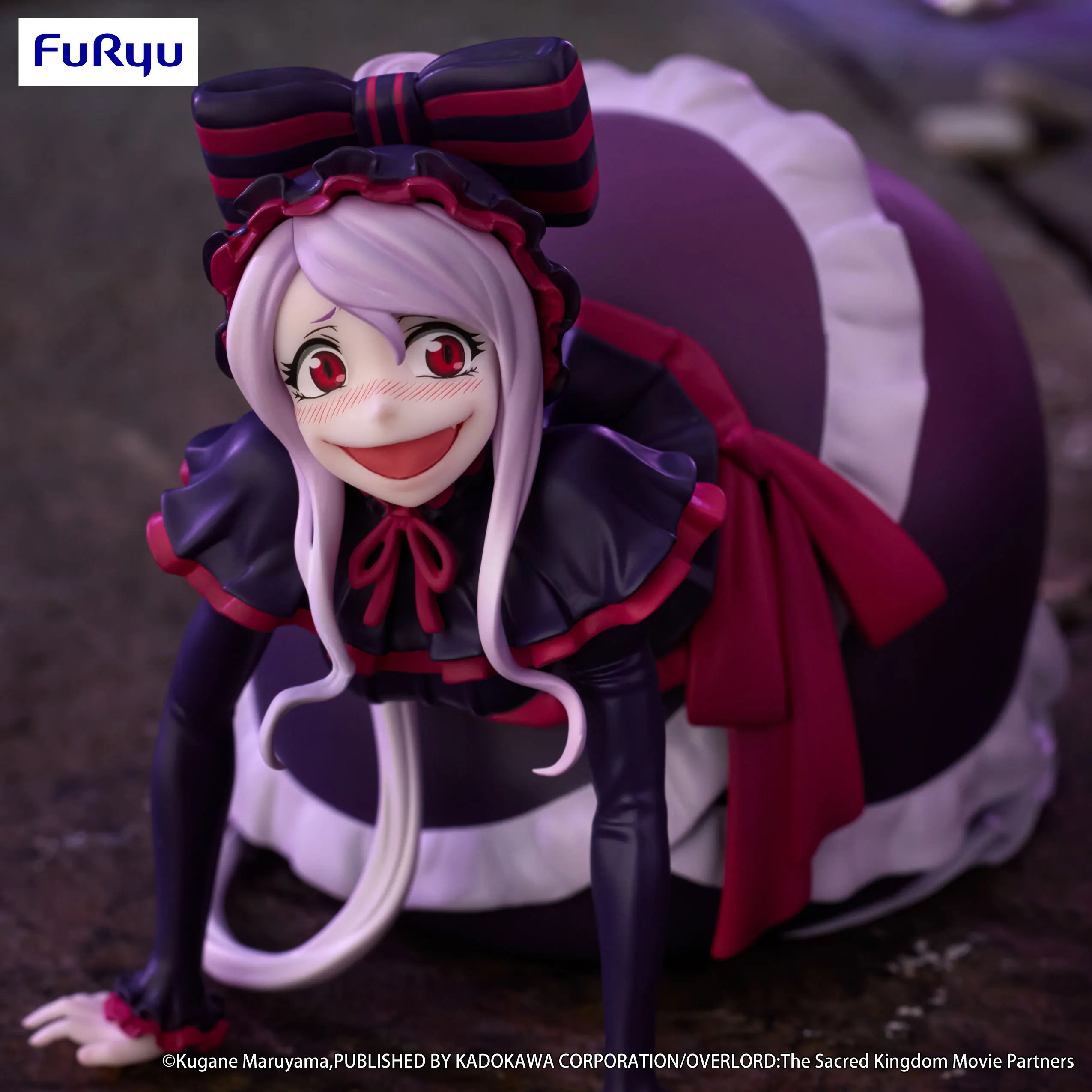 الأصلي حقيقية نموذج Furyu المعكرونة سدادة أفرلورد 10.5 سنتيمتر Shalltear الشكل أنيمي تمثال اللعب مجموعات الهدايا للأطفال
