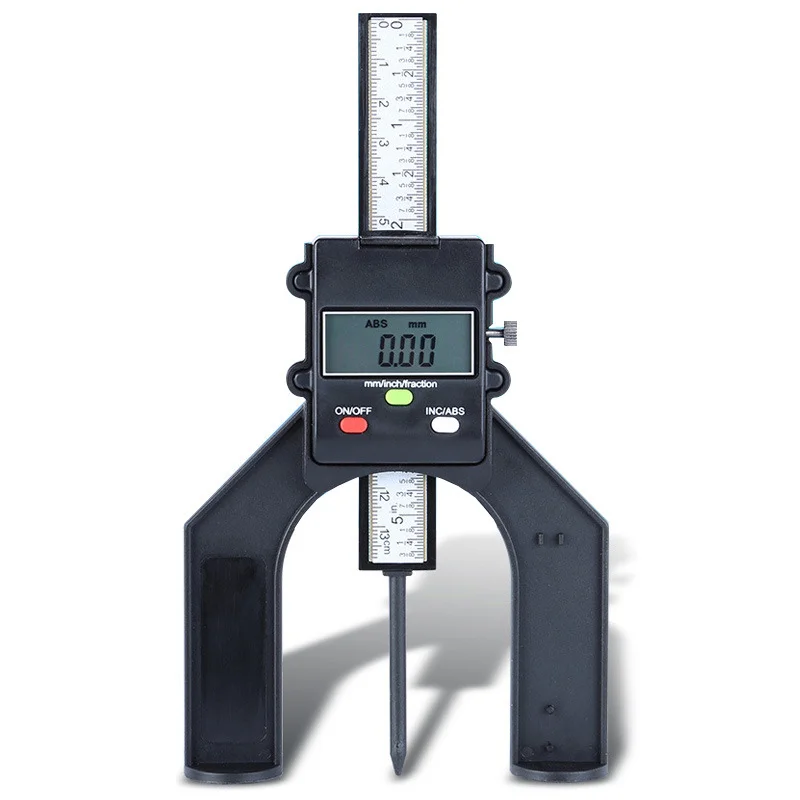 

Digital Display Depth Ruler,0-80mm Digital Height Gauge,Precision Depth Height Caliper Gauge Hole Depth Measuring