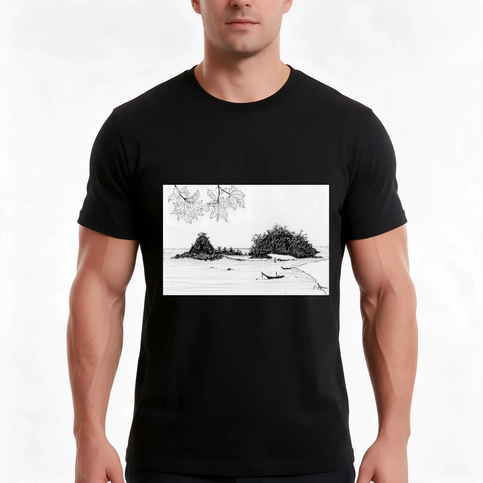 Thailand - Peace and Tranquility T-Shirt, Summer Casual Cotton Tee, Oversized Streetwear Tops, Vintage Graphic Print
