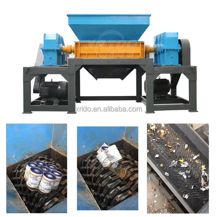 car shell copper cable wire iron stainless aluminum cans steel metal shredder machine scrap for waste metal crusher