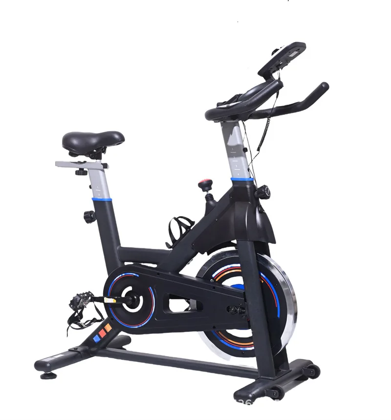 Mute Touch Screen Adjustable Resistance Air Spin Bike Household Fitness Exercise Bike Made of Steel for Gym Usepromote sales