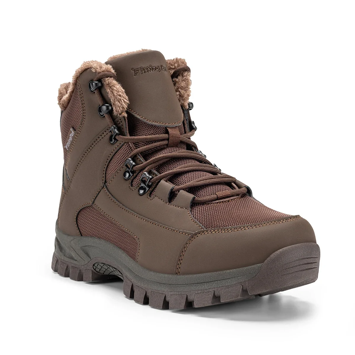Herren Winter Schneestiefel Weite Passform Kältebeständig -25 ℃ Warme, dick gefütterte Outdoor-Wanderstiefel Herren-Winterschuhe zum Wandern und Trekking – Detail 12