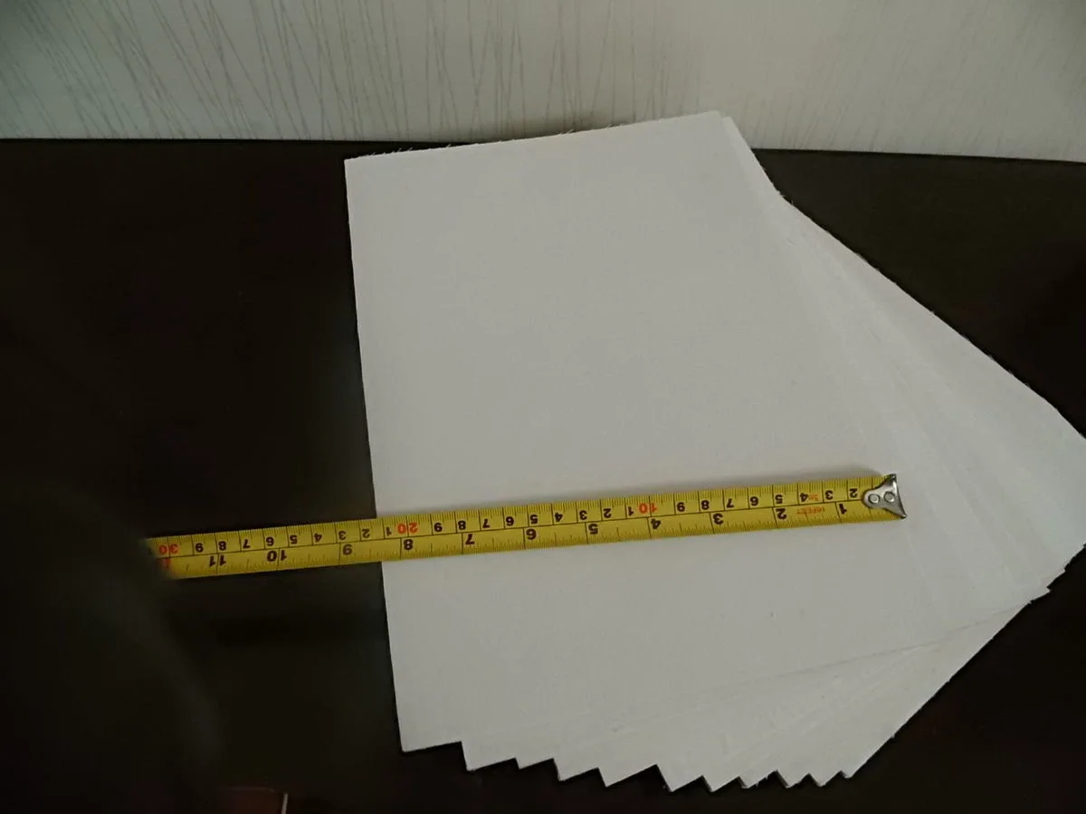 1 Sheet A4 Size Cotton Pad For Drying Ink Seal Stamping Date Printer Accessory