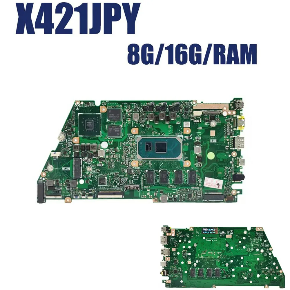 

Laptop Mainboard For ASUS X421JQ X421JFY X421JPY X421JQY X521JQ X521JQY R521JP Notebook Motherboard I5 I7 CPU 10th 8G 16G