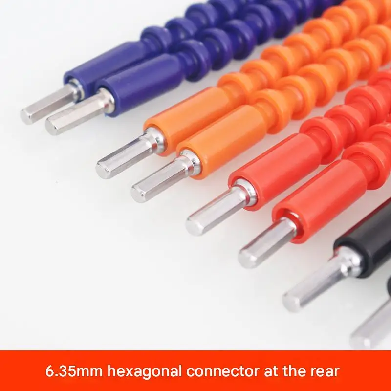 10pcs Flexible Drill Extension Shaft 6.35mm Hex Universal Bit Holder 20cm 29.5cm