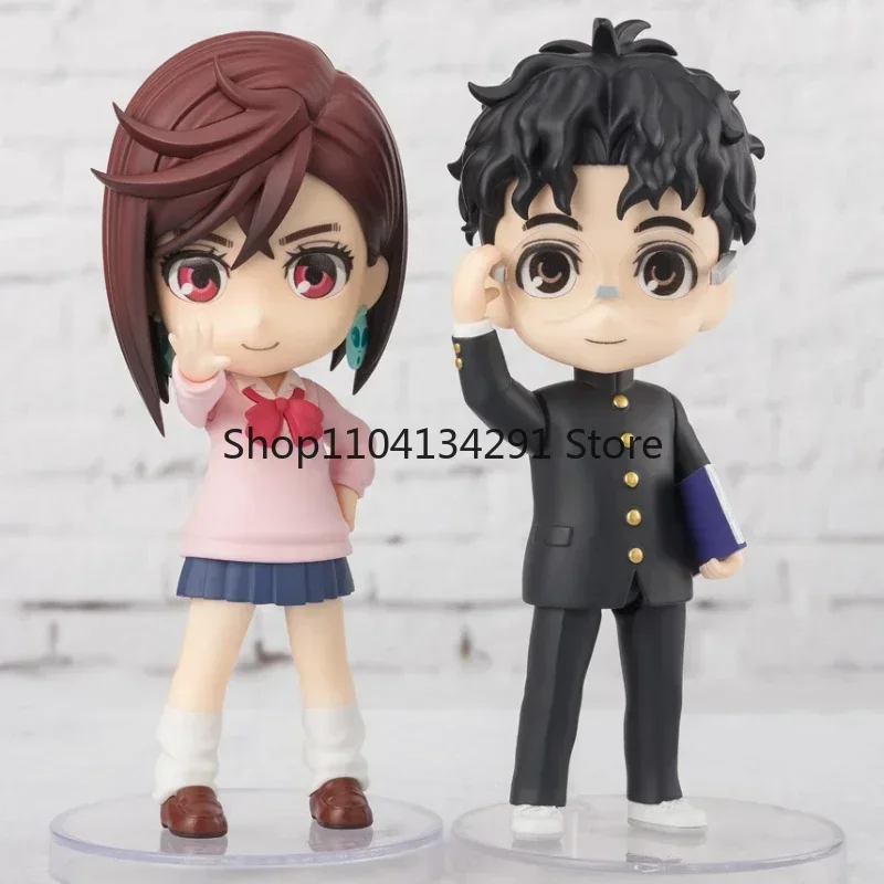 ฟิกเกอร์อนิเมะ Bandai Original Figuarts Mini DAN DA DAN ตัวละคร Oksrun Momo ของเล่นแอคชั่นฟิกเกอร์สำหรับเด็กชาย เด็กหญิง ของขวัญวันเกิด
