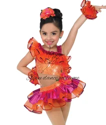 New Jazz Dance costume Professional Jazz dress performance dress suit Latin dress Modern Dance dress sequins Custom Dance costum