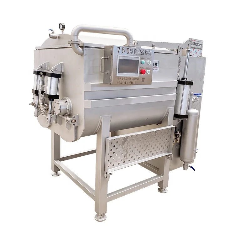 Industrial Meat Stuffing Mixing Electric Vacuum Sausage Meat Minced Meat Mixer And Blender Machine