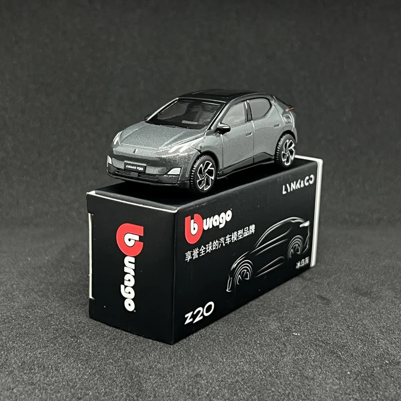 Bburago 1:64 lynk & co 02 z20 suv liga modelo de carro diecast metal novos veículos energia modelo carro simulação coleção crianças brinquedos presente