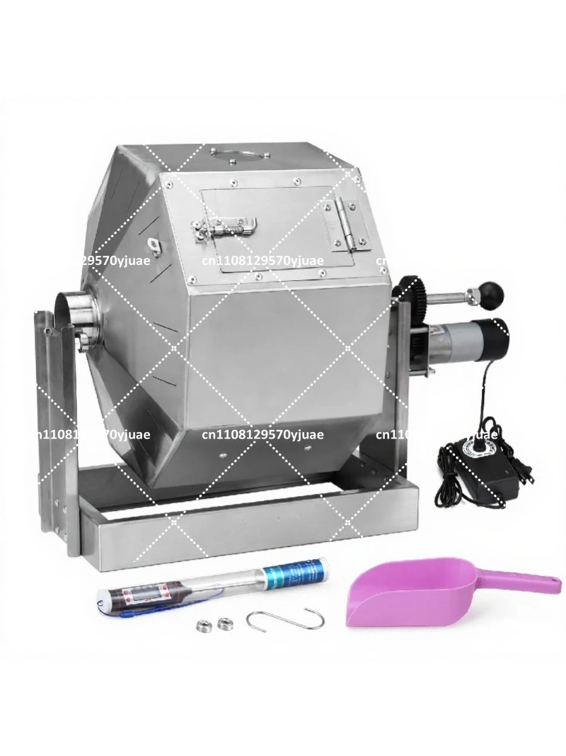 14.5L Electric Coffee Roaster, Gas Direct Fire for Nuts Grains Soybean Beans Baking Machine