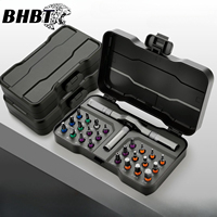 24 in 1 Ratchet Screwdriver Set Magnetic Precision Screwdriver Bit with Detachable Handle for DIY Household Repair Tool