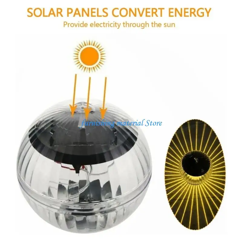 Y5GD Solar Floating Pool Lights Colorful Waterproof LED Pool Lighting for Pool