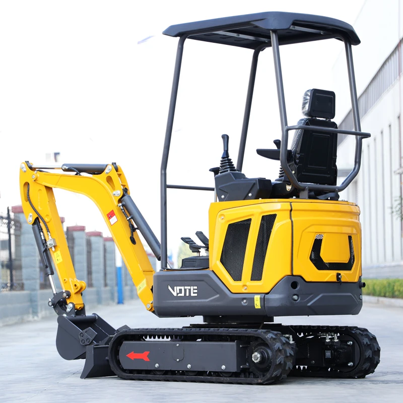 Chinese Factory 1 Ton 1.6 Ton Crawler  Digger Multifunctional Small Bagger Cheap Mini Excavator with Retractable Customized