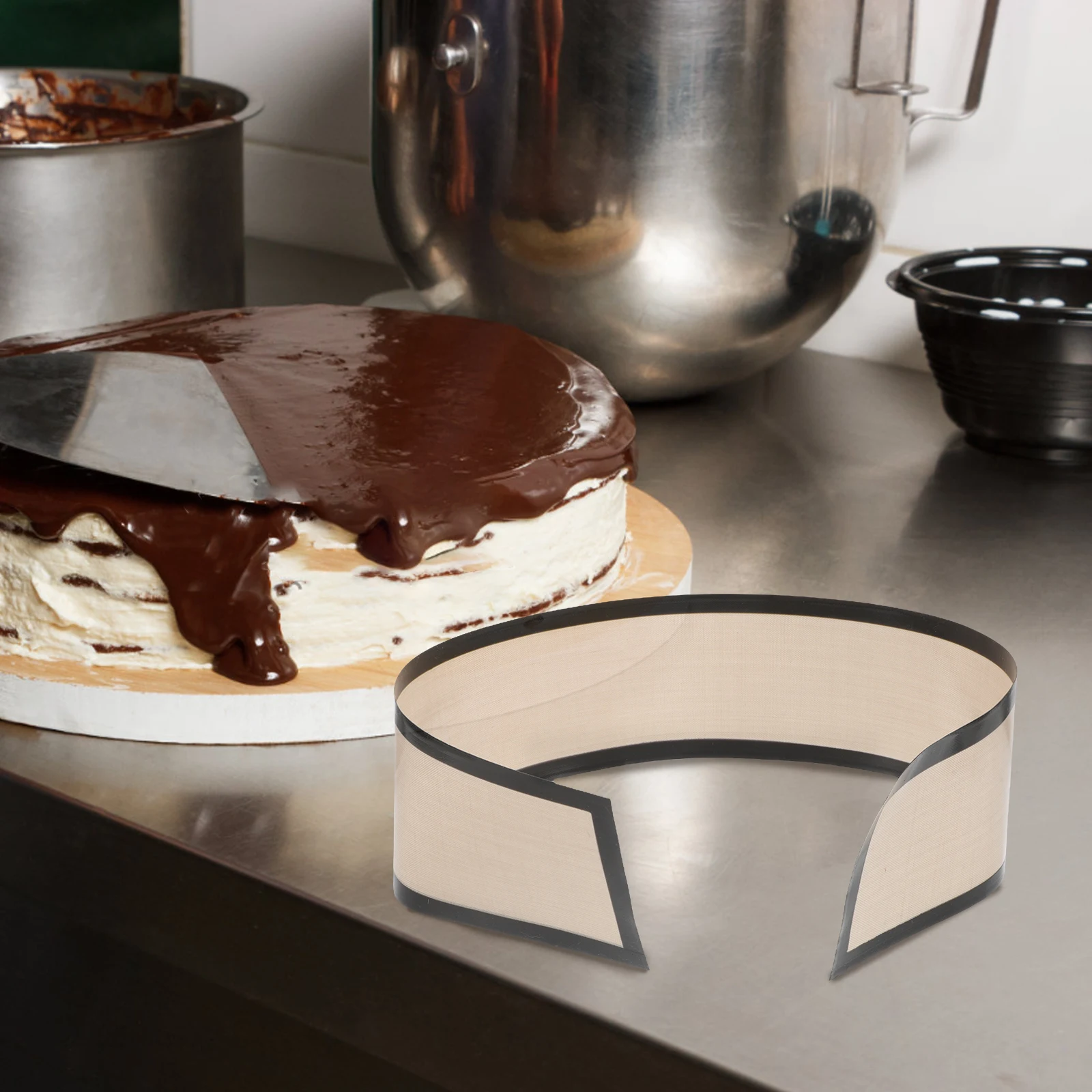 

Baking Mat Silicone Mats High Temperature Resistance Silica Gel Round Bread Making Tools