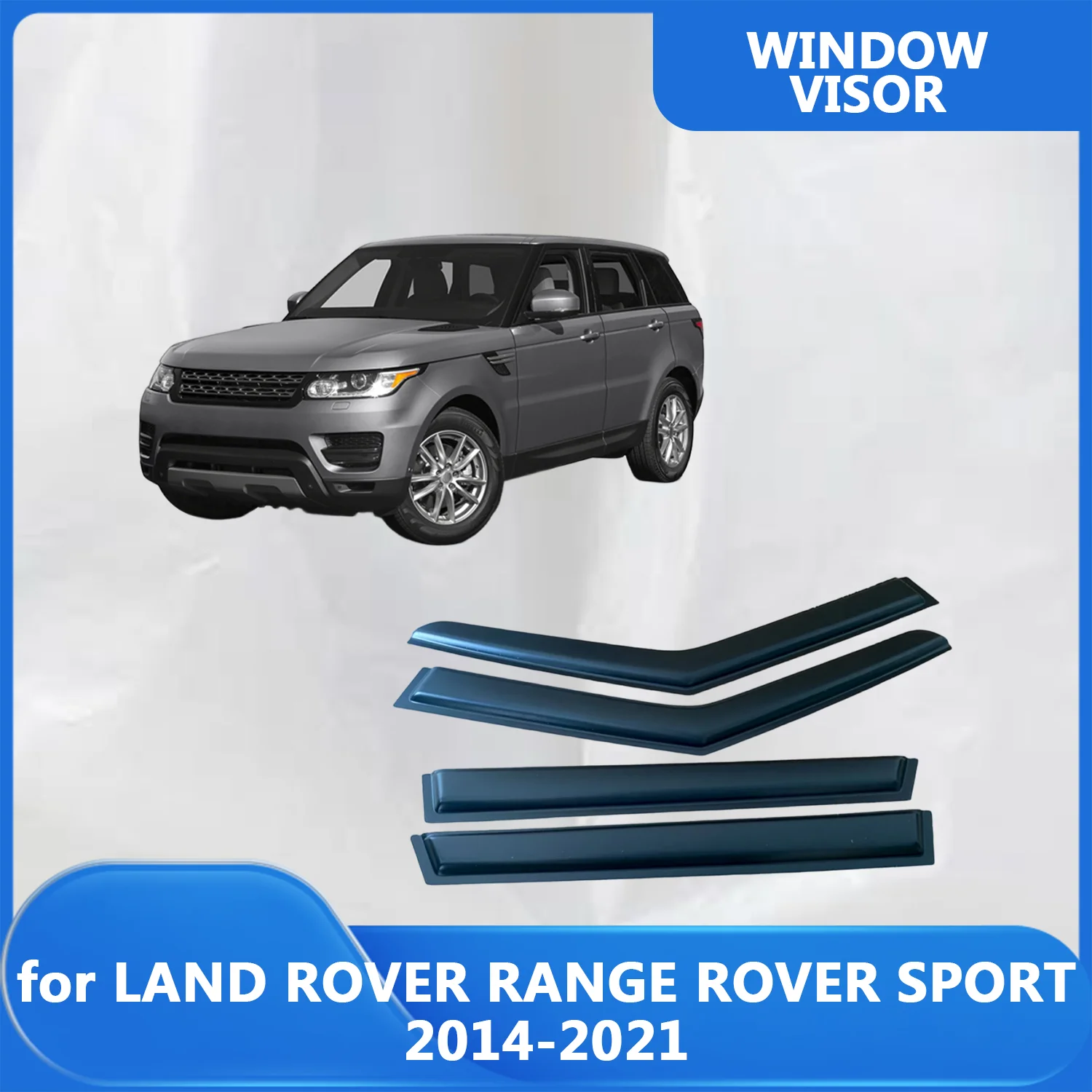 

Window Visor for LAND ROVER RANGE ROVER SPORT 2014 2015 2016 2017 2018 2019 2020 2021 Wind Deflectors Rain Guards Door Visor