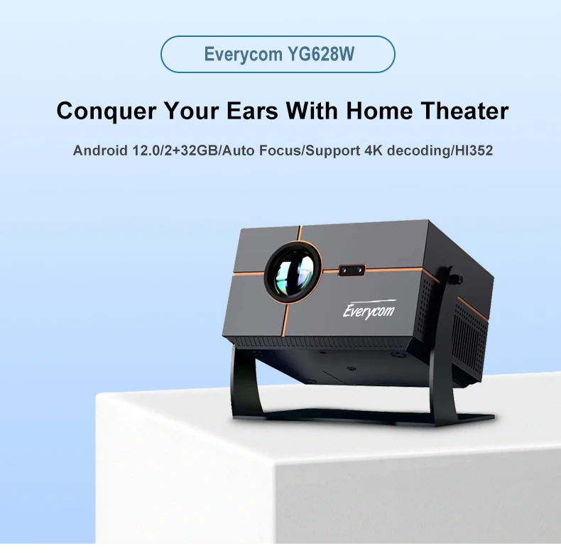 YG628W وصول جديد 1080P أندرويد 12.0 جهاز عرض ذكي منزلي 1080p 4k #2