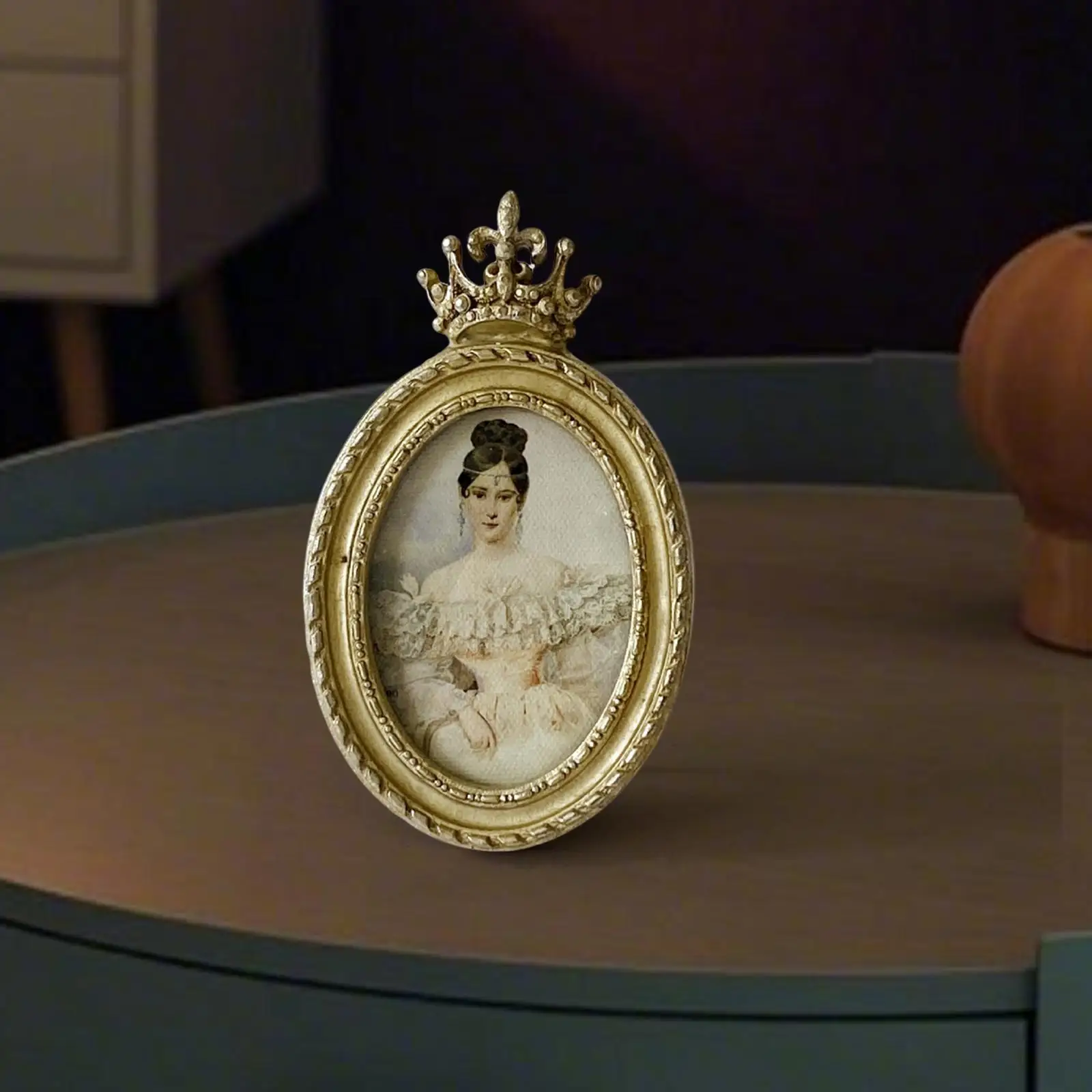 Cadre Photo Baroque cadre Photo Baroque rétro ovale décor de table cadeau élégant