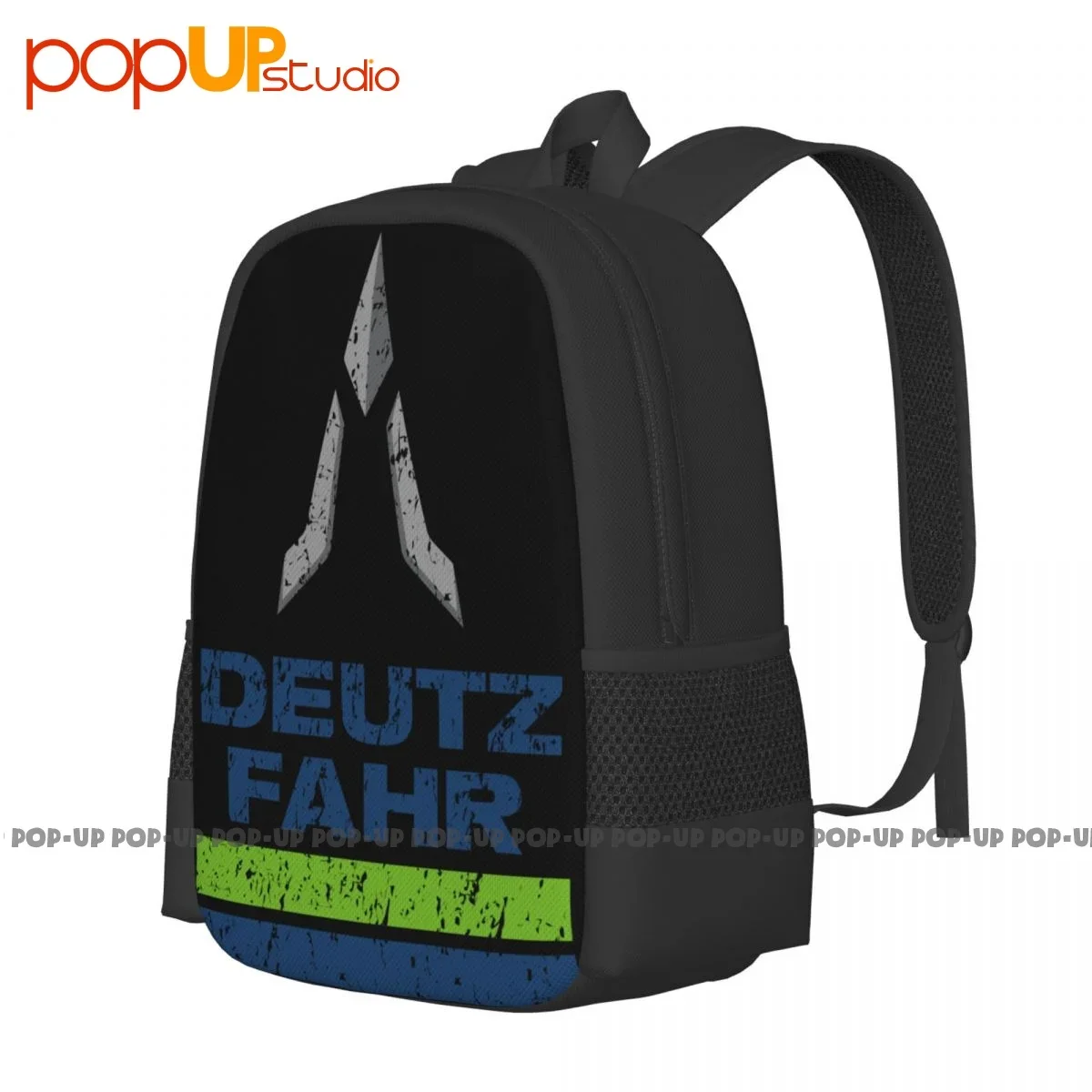 Deutz Fahr Tractor Logo Backpack Large Capacity Bookbag Schoolbag Sports Bag Large Capacity