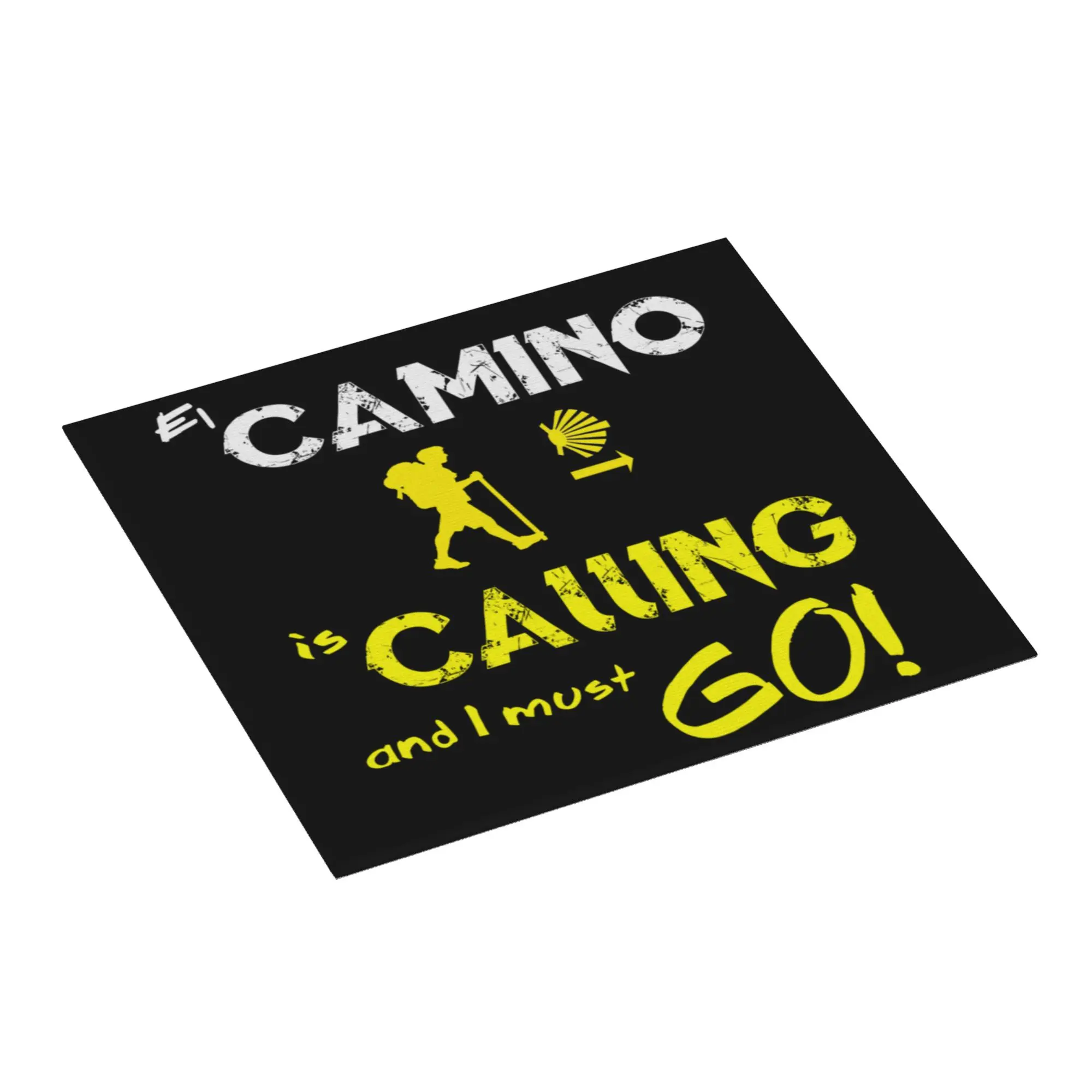 Buen Camino De Santiago Non Slip Kitchen Counter Protector Mat Barware Tableware Reusable  Compostela Peregrino Mat For Kitchen