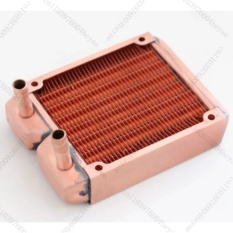 80 All-red copper water cooling radiator, radiator heat exchanger, liquid radiator, pagoda head