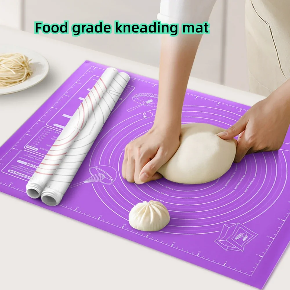 45*60cm Food Making Silicone Baking Mat Kneading Tools Kitchen Baking Tools Are Safe Environmentally Friendly and Easy To Clean