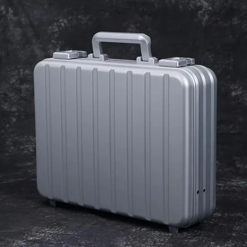 13”15 Inch New Aluminum Briefcase Toolbox Laptop case Business Box With Lock