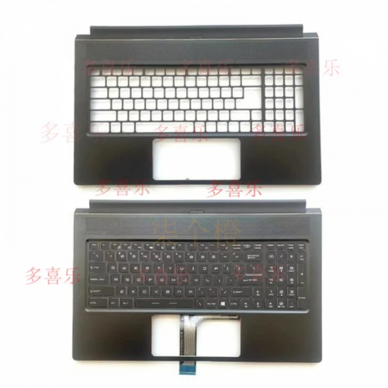 

QQ New for MSI GS75 MS-17G1 Upper Case Palmrest Cover Keyboard Full Colorful Backlit