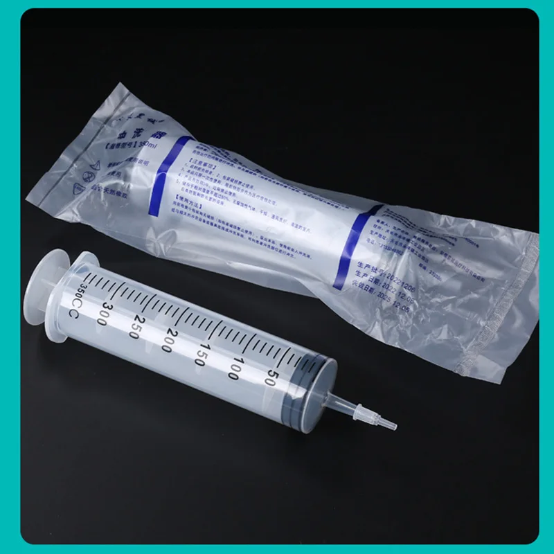 100/200/300/550ml Large Capacity Syringes Oil Pump With 1m Hose Pet Feeding Measuring Pump Suction Vacuum Syringe Pistol Pump