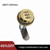 GSTARAM 3 Digit Combination Cam Lock 20-30mm Keyless Password Lock Mailbox Cabinet Mechanical Locks for Mailbox Cabinet Door