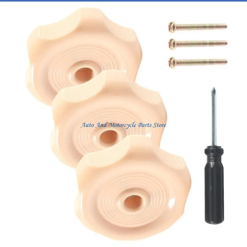 Gói P9FD của 7 cửa sổ cắm trại & núm lỗ thông hơi abs núm cài đặt đơn giản cho xe kéo