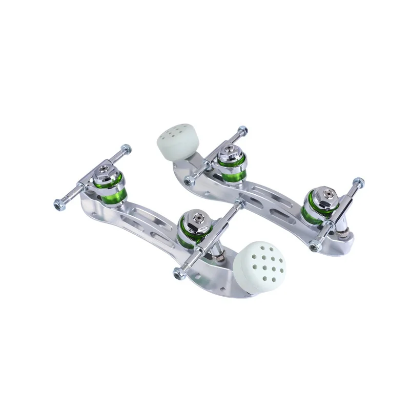 

CNC Machined Aviation Aluminum 6061 Speed Derby & Figure Skating Roller Skate Chassis with Shock-Absorbing Frame