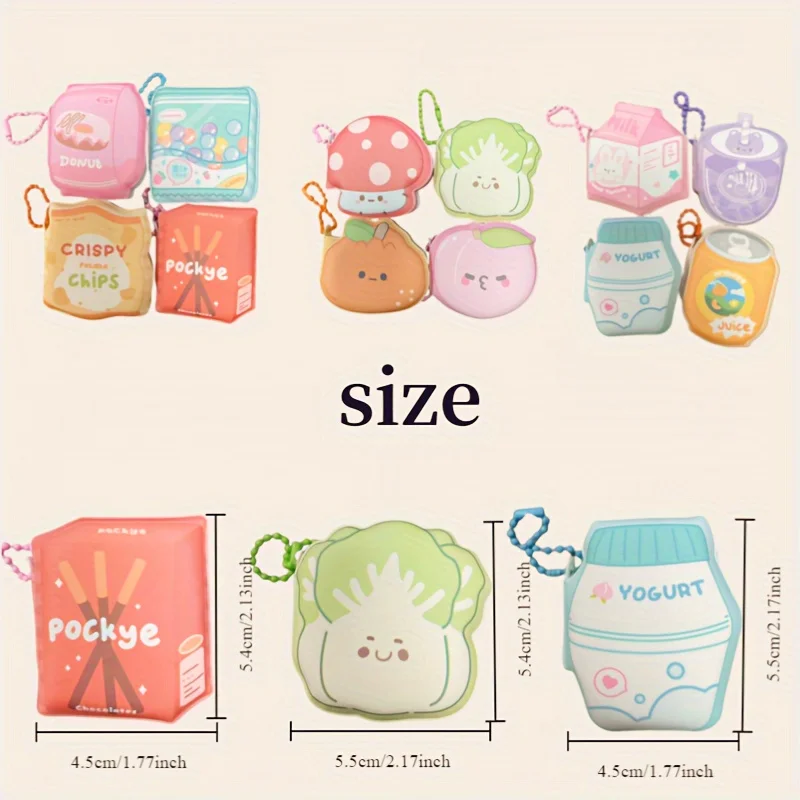 Mini quaderni da 4 pezzi con pendenti carini: cancelleria portatile, divertente e creativa per studenti e uso quotidiano