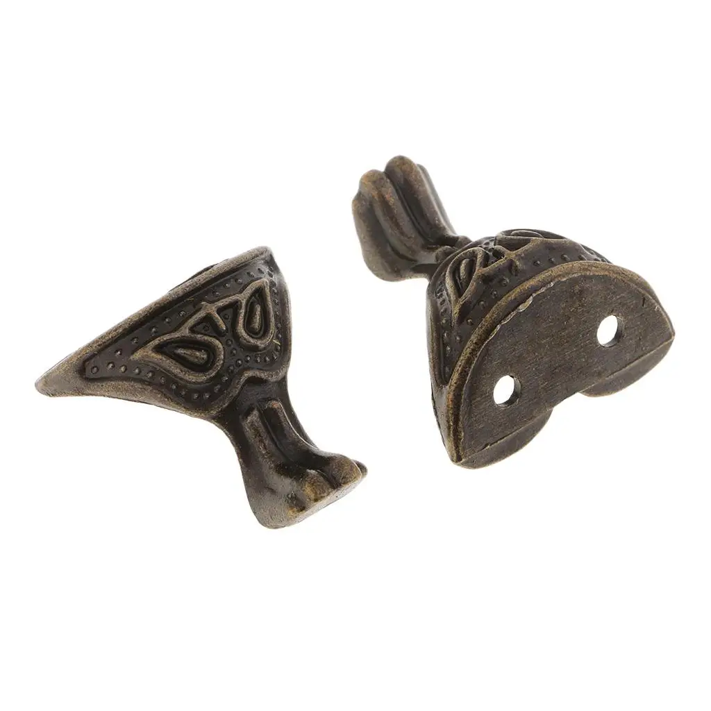 5 قطع أقدام زخرفية أرجل الأثاث الساق العتيقة خمر الزاوية الزخرفية #6