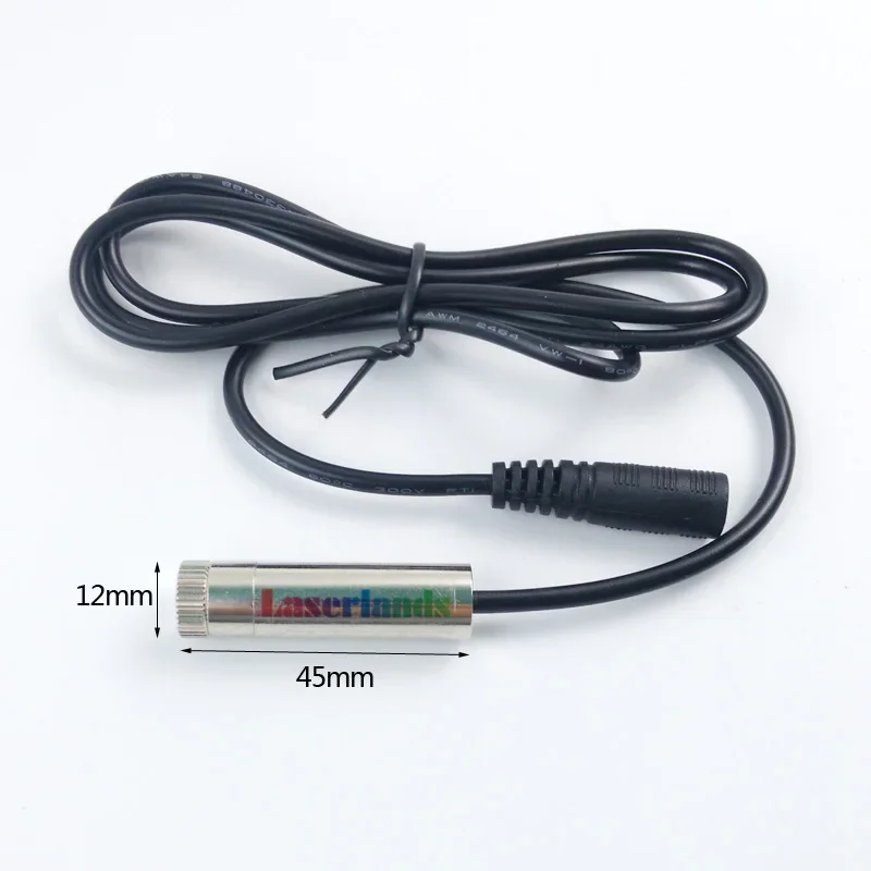 12mm Focusable 50mW 980nm IR Infrared Laser Dot Diode Module w AC Adapter