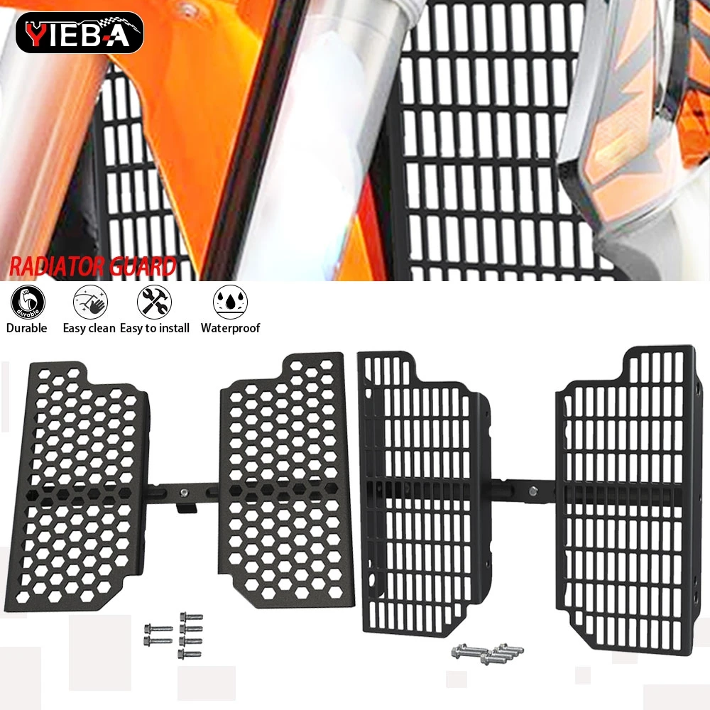 Radiator Grille Guard Protector Parts FOR KTM 250/400/450/520/525 4-Stroke EXC MXC SX,XCF,XCFW 2001 2002 2003 2004 2005 06 2007