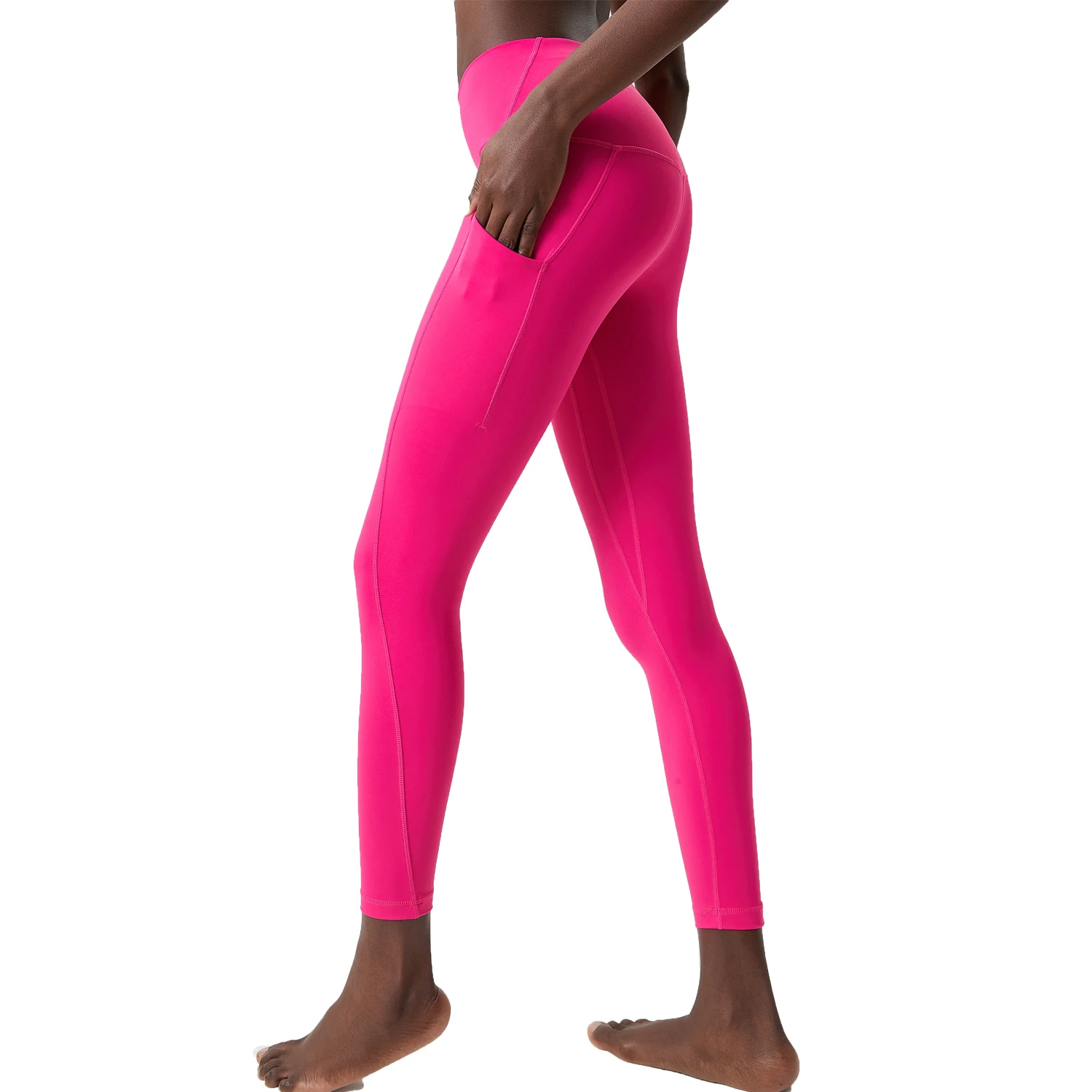 Yoga Leggings Women Running Cycling Pants Breathable Sports Leggins High Waist Workout Gym Clothing Fitness Leggings With Pocket