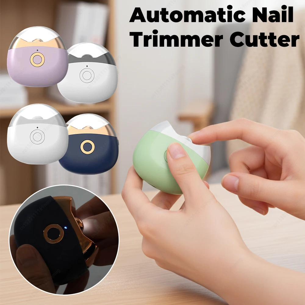 

Electric Nail Clipper with LED Light and Clip Storage Rechargeable Automatic Nail Trimmer for Adults Seniors Men Women Children