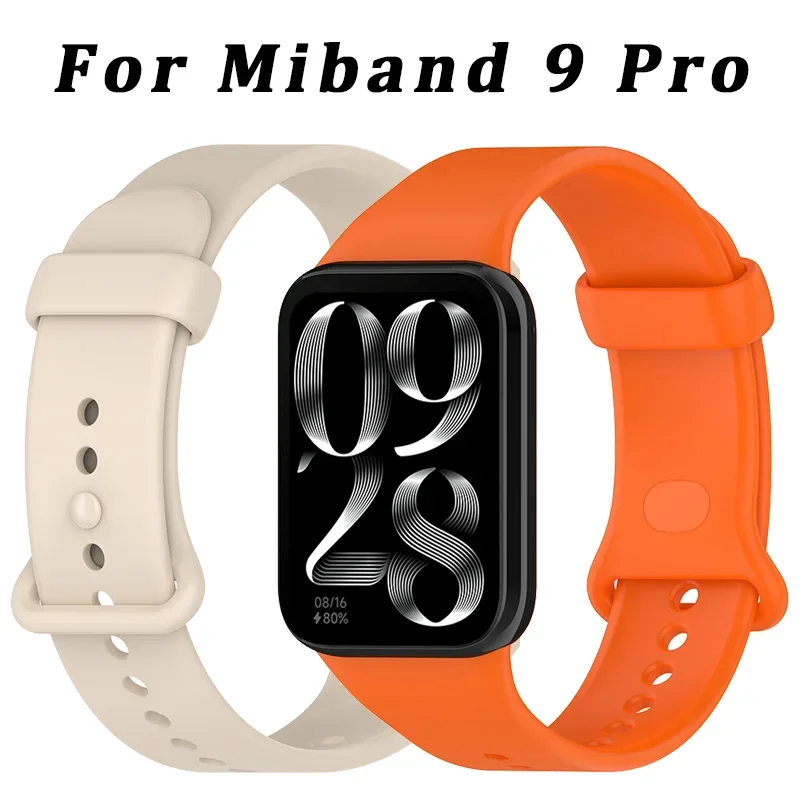 

Official Silicone Band for xiaomi mi band 9 pro/8 pro smart watch accessories correa bracelet Replacement redmi watch 4 strap