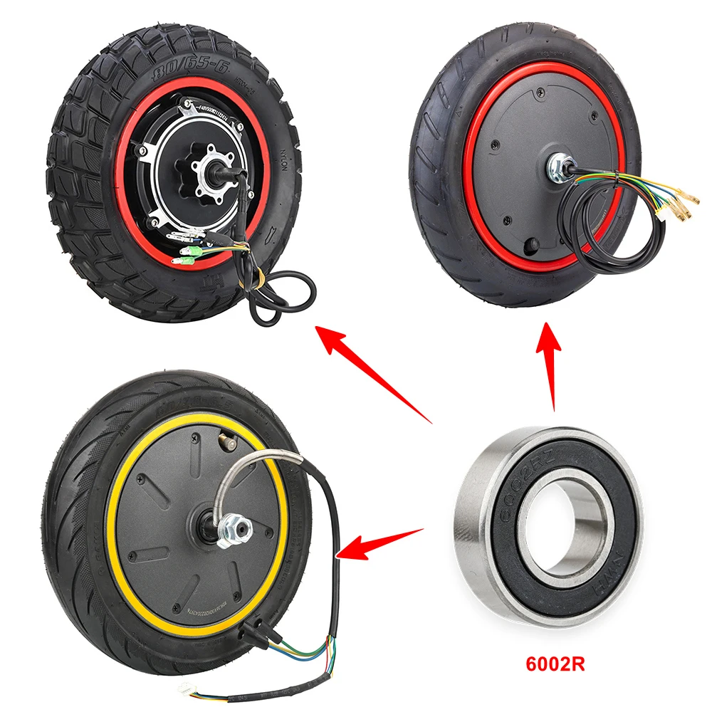 Rolamento de motor para scooter elétrico, alta velocidade, precisão, rolamento interno, Ninebot G30, ES2, E22, Xiaomi M365 Pro, 1S, 6002RS