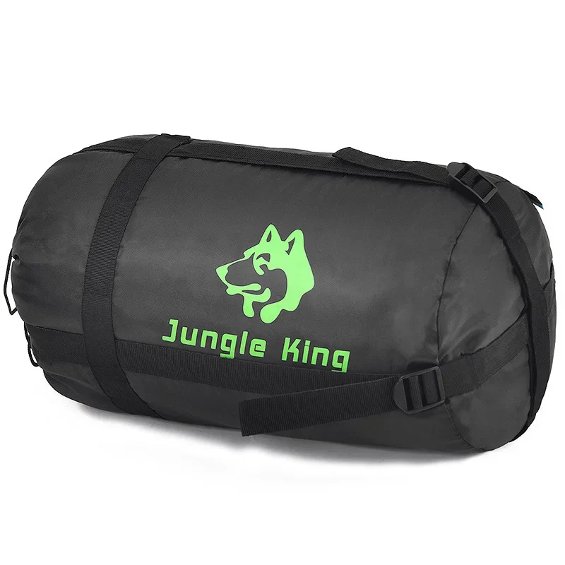 JUNGLEKING CY0901 أكياس نوم قطنية جديدة سميكة مكونة من أربعة فتحات مناسبة لفصل الشتاء الحراري 4 أنواع من السُمك للتخييم والسفر
