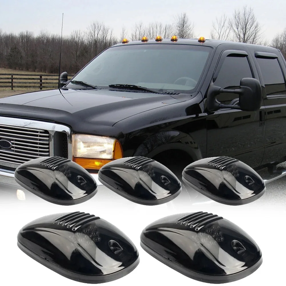 

5pcs Heavy-Duty Roof Marker Lights, 12V/24V IP68 Waterproof for High-Visibility Clearance Lighting on Trucks, RVs and Trailers