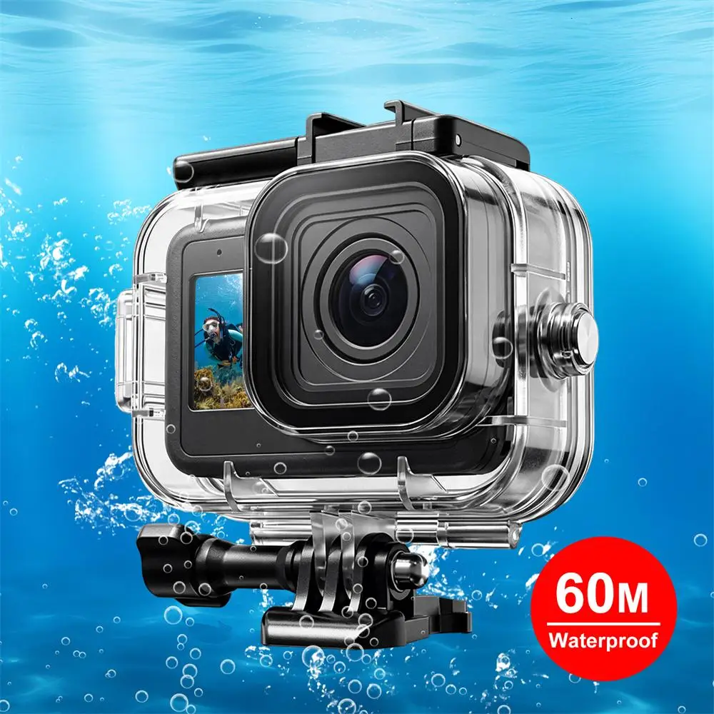 gopro-mission-1-proカメラ用防水ケース。サーフィンや水中での使用に最適。水深60mまでのダイビングに対応。
