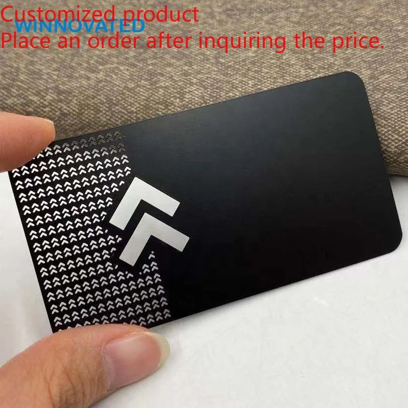 Customized product Premium Custom Print Name Loyalty Membership Metal Business Card