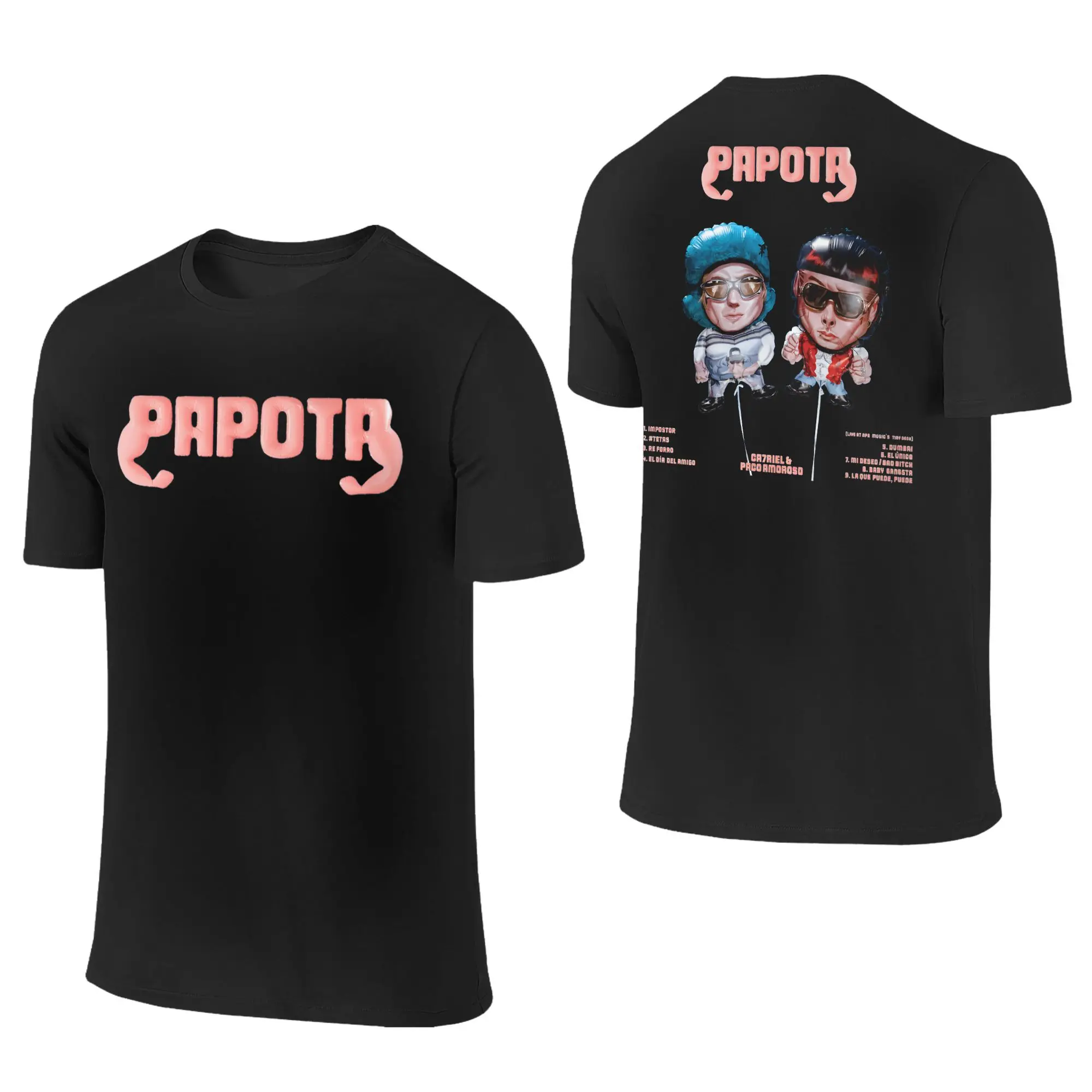 CA7RIEL & Paco Amoroso Papota Tour Apparel Shirt for Men Women