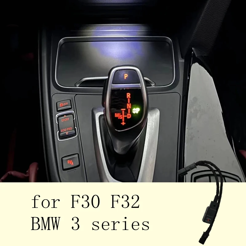 Central Cup Holder Ashtray Ambient Light for BMW F30 F32 F34, Center Console Cup Holder Light for BMW 3 4 Series