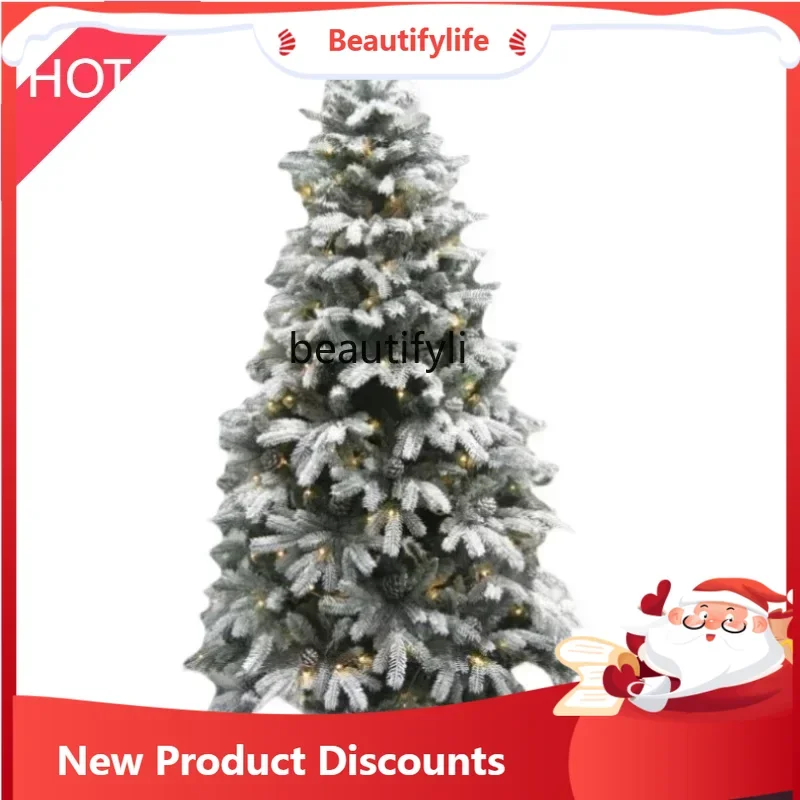 

A76 Снег PE сосновая игла Рождественская елка, роскошное окно снег 3 метра шифрование 10 футов сосновая шишка имитация рождественской елки