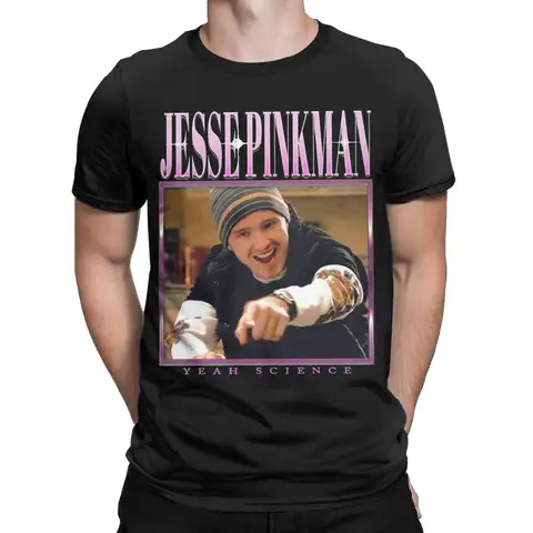 Vintage Jesse Pinkman Breaking Bad T-Shirt Men Crew Neck Cotton T Shirts  Short Sleeve Tee Shirt Summer Clothing