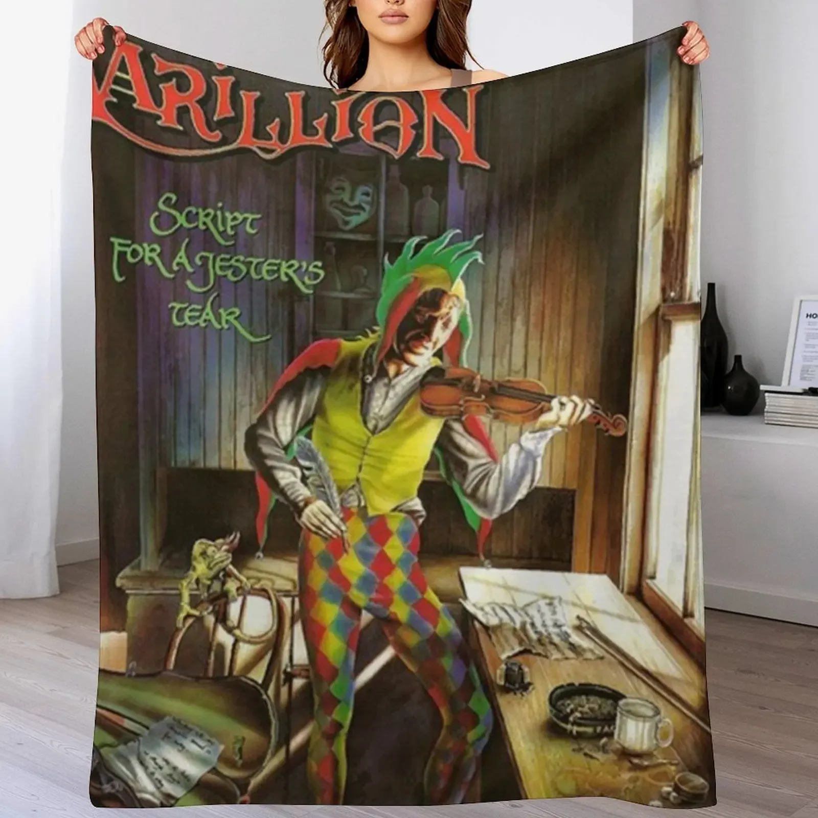 

Marillion Throw Blanket Elegant Warm Throw Blanket for Hotel Home
