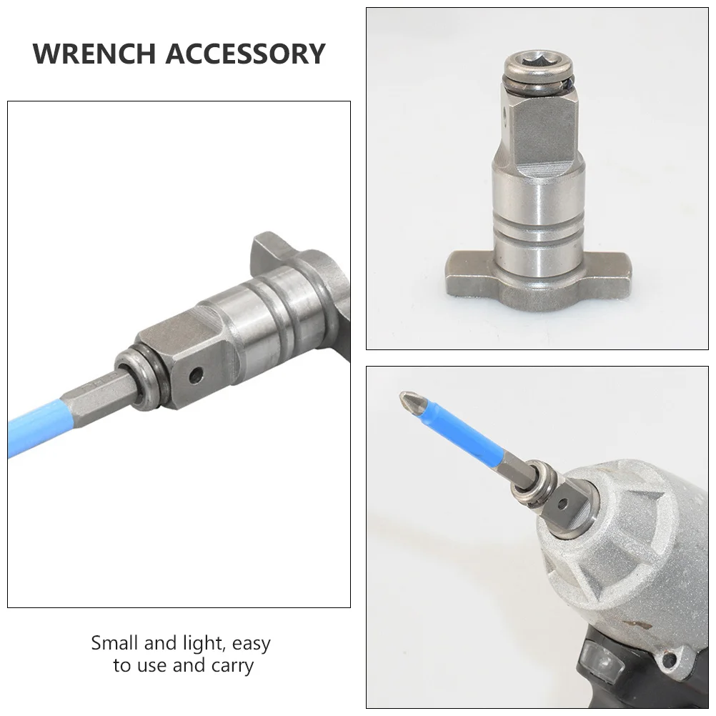 

1Pcs Square Shaft Adapter for Brushless Electric Wrench Compact Lightweight Design Household Tool T-Shaped Socket Wrench Supply