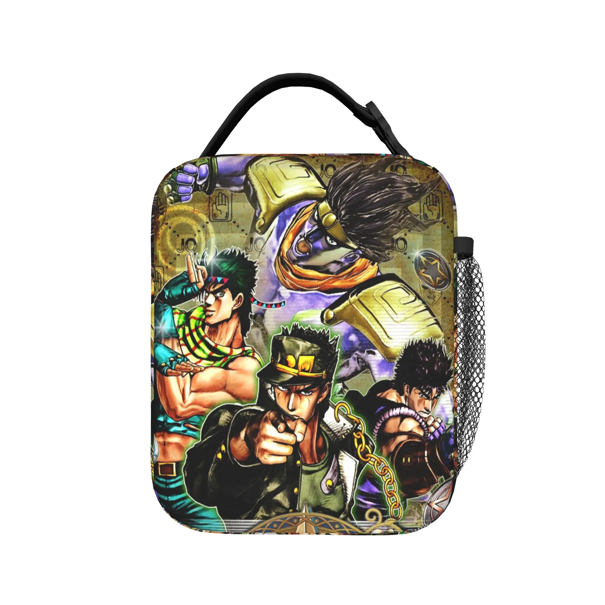 Bolsas de almuerzo aisladas Joestar Family Bizarre Adventure Dio, bolsa de almuerzo de anime Jojos, bolsa de almuerzo, bolsa de comida escolar, bolsos de mano